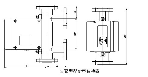 化工轉(zhuǎn)子流量計(jì)外形尺寸圖